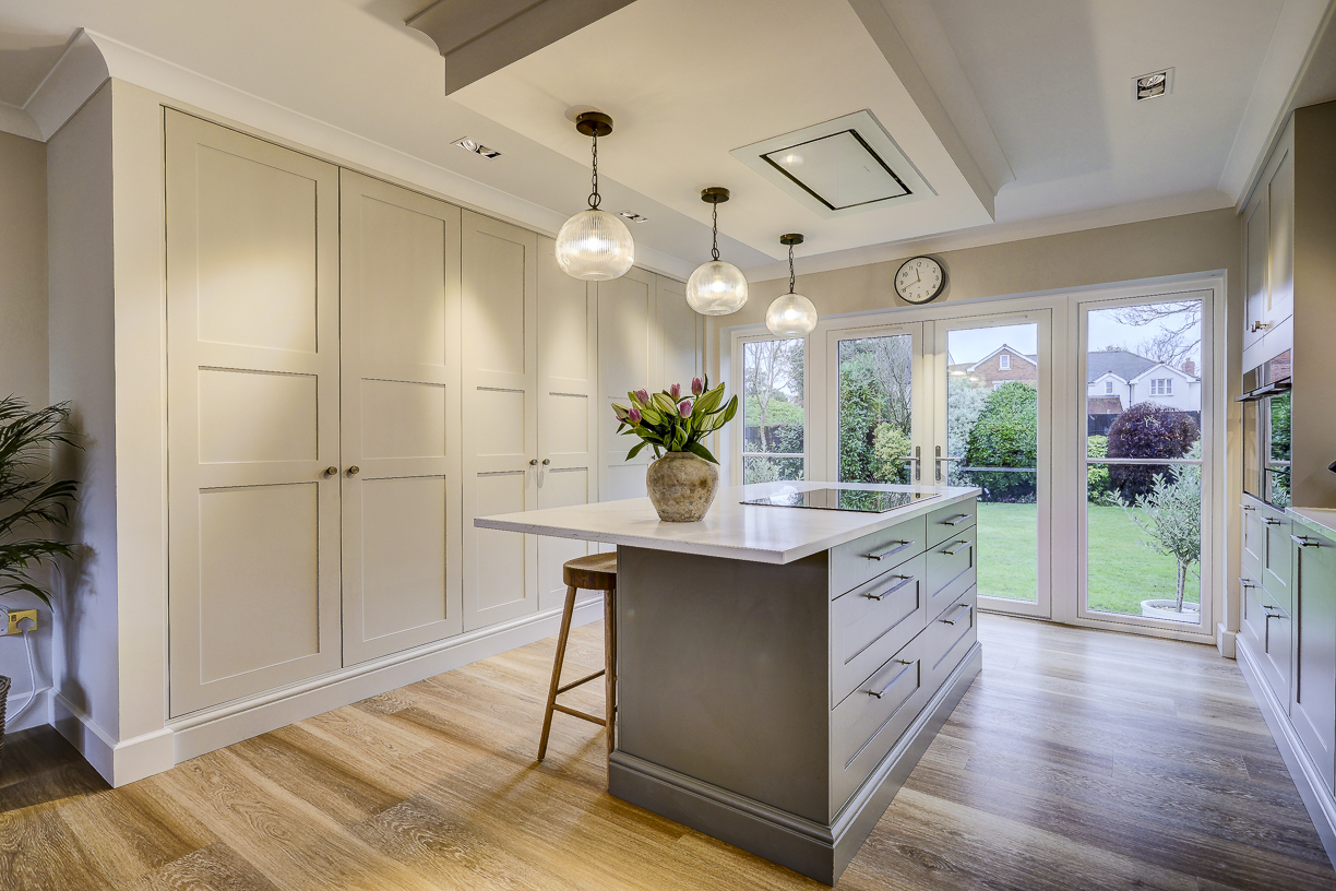 Shaker kItchen with Olive Island